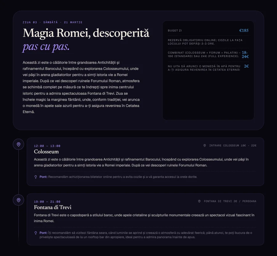 Roma, Italia – Ziua 3